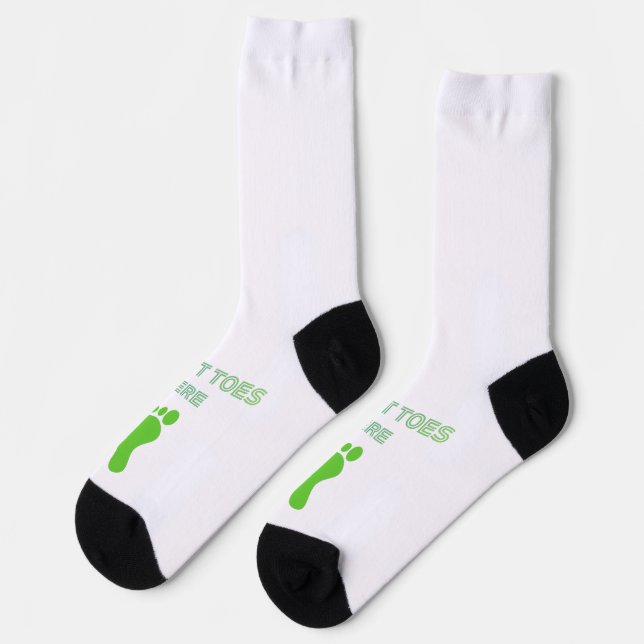 Chaussette Insérez les orteils ici (Gauche)