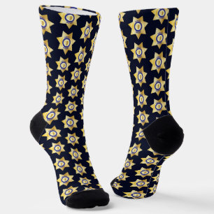 Chaussette Insigne d'étoile d'or du shérif adjoint