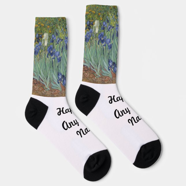Chaussette Irises par Vincent van Gogh (Droite)