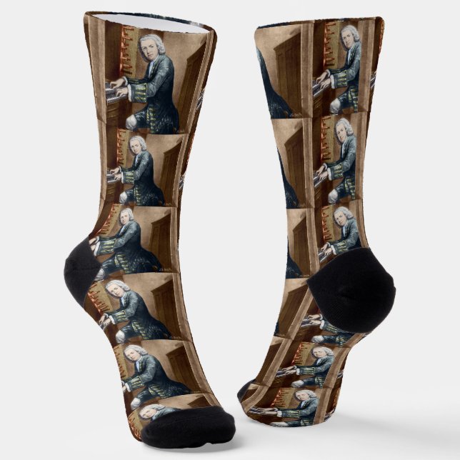 Chaussette J.S. Bach, Performance d'organiste (Angulaire)