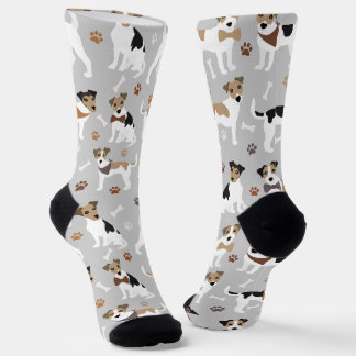 Chaussette Jack Russell Paws Terrier et Chaussettes d'os