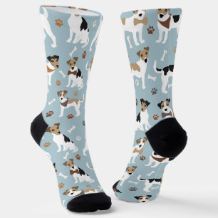 Chaussette Jack Russell Terrier Patrouilles et os