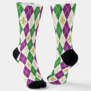 Chaussette Jacquard Mardi Gras