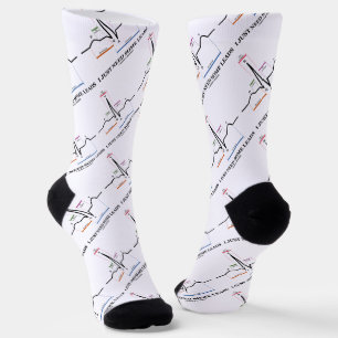 Chaussette J'Ai Juste Besoin De Quelques Leads ECG EKG Humour