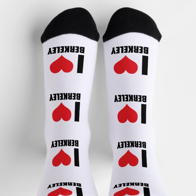 Chaussette J'aime Berkeley (Haut)