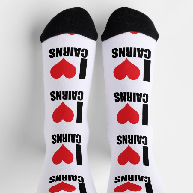 Chaussette J'aime Cairns (Haut)