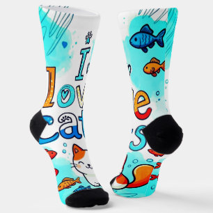 CHAUSSETTE J'AIME LES CHATS