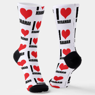 Chaussette J'aime Miramar