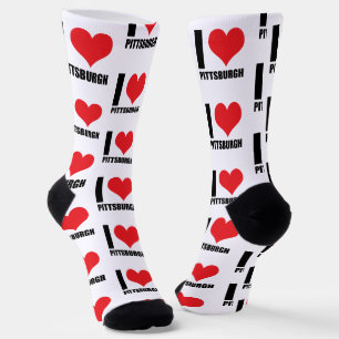 Chaussette J'aime Pittsburg