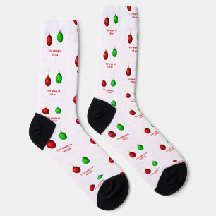 Chaussette J'aime te serrer les couilles de Noël