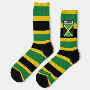 Chaussette Jamaica Flag Socks Proud Jamaicans Rasta Roots