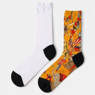 Chaussette Japanese Big Circus 1871 Chaussettes Premium Durab