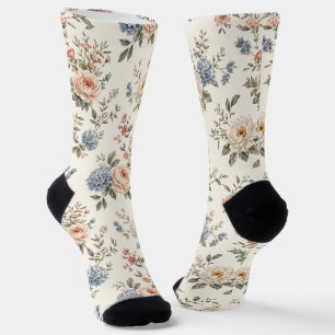 Chaussette Jardin Moderne Propre Florales et Espaces Negatifs