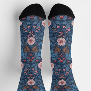 Chaussette Jardin sauvage en bleu