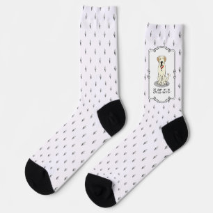 Chaussette Jaune pourri du labo Labrador Retriever Drôle