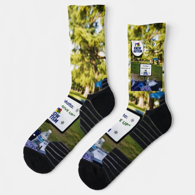 Chaussette Je connais la collecte de fonds (Gauche)