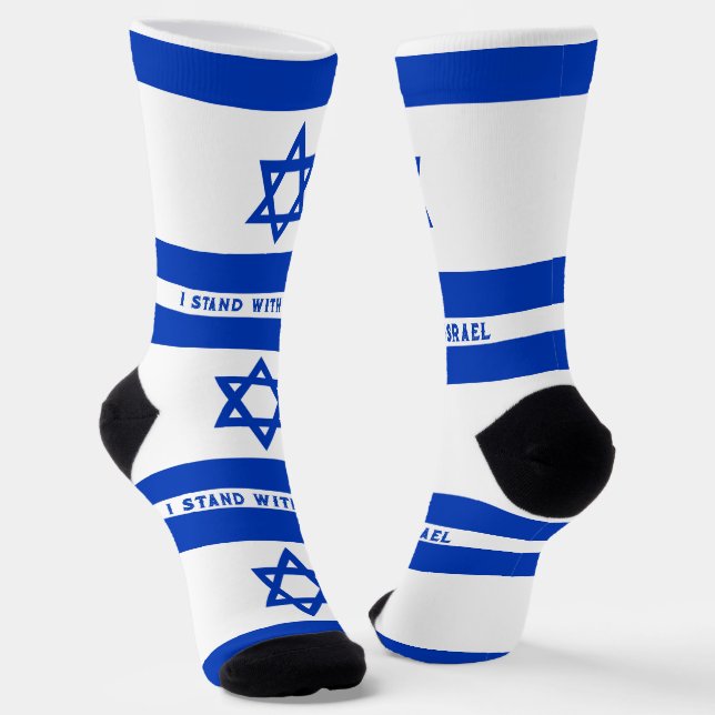 Chaussette Je Me Trouve Avec Des Chaussettes D'Équipage Israé (Angulaire)
