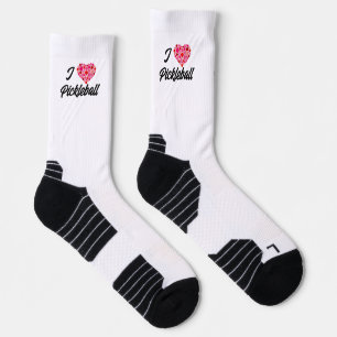 Chaussette Je suis amoureux de Pickleball Balle de Pickleball