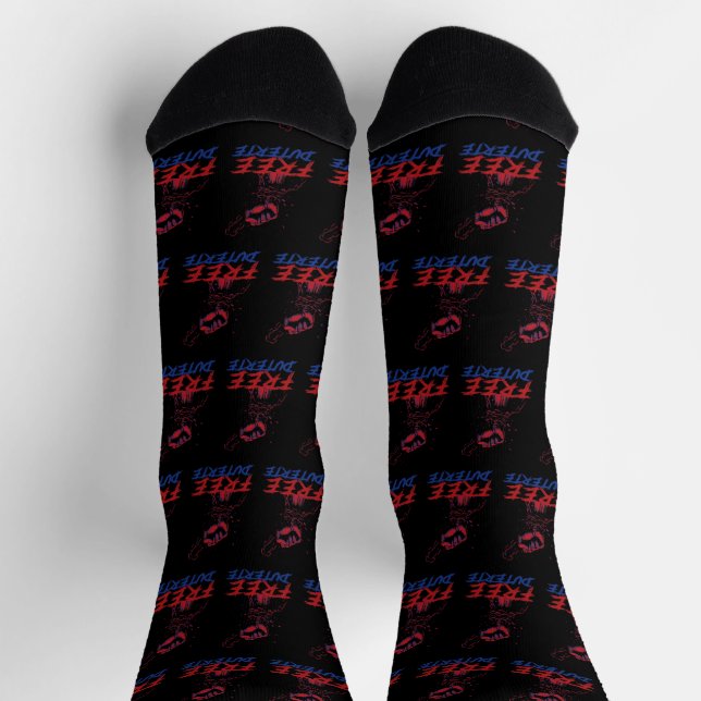 Chaussette Je Suis Pour Duterte Free DU30 Free Duterte (Haut)
