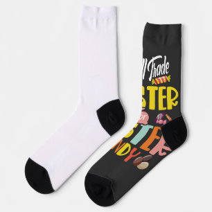 Chaussette Je troquerai ma sœur contre des bonbons de Pâques