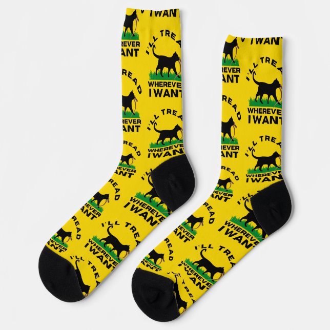 Chaussette Je vais filer où je veux (Gauche)