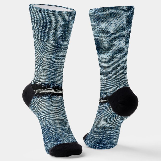 Chaussette Jeans arrachés (Angulaire)