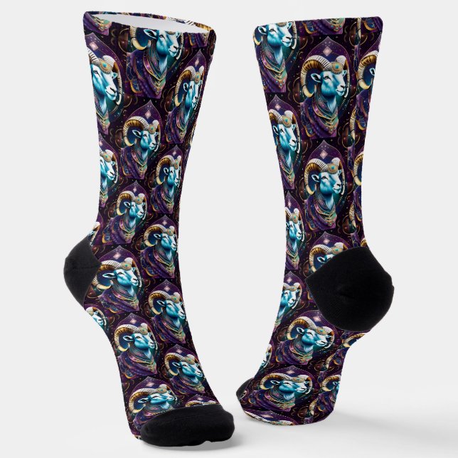 Chaussette Jewel Galaxy Zodiac Aries (Angulaire)