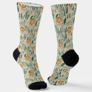 Chaussette Joli Doodle Lion Jungle Rainforest Motif
