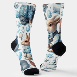 Chaussette Joli lapin Vintage sans couture