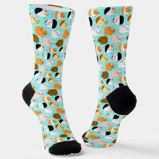 Chaussette Joli motif de cochon d'Inde