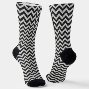 Chaussette Joli noir blanc rayures de marbre jeter couverture