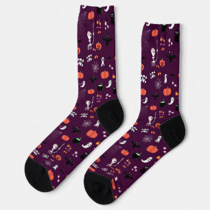 Chaussette Jolie Art Halloween Effrayant