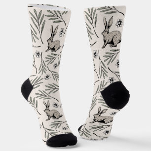 Chaussette Jolie Bunnies d'hiver Nature