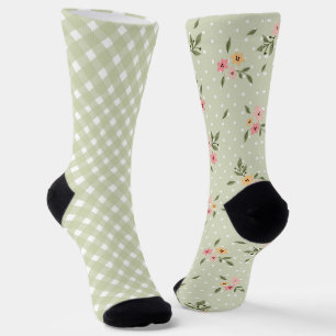 Chaussette Jolies Chaussettes Pastel Green Odd
