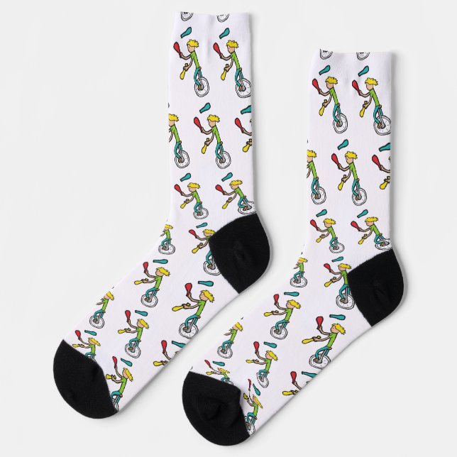 Chaussette Jongleur monocycliste (Gauche)
