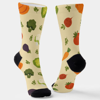 Chaussette Jouer Motif de légumes