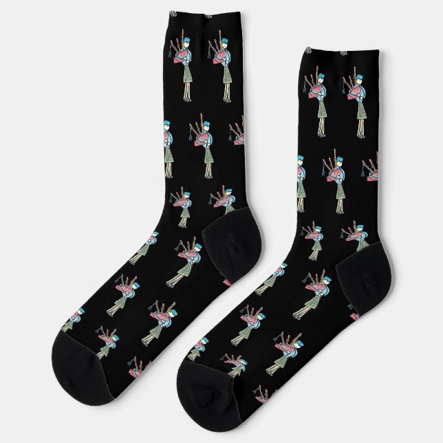 Chaussette Joueur de cornemuse (Gauche)