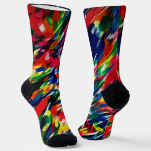 Chaussette Jour d'été venteux Abstrait