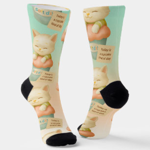 Chaussette Journée Douce : Aujourd'hui est un jour de Cupcake