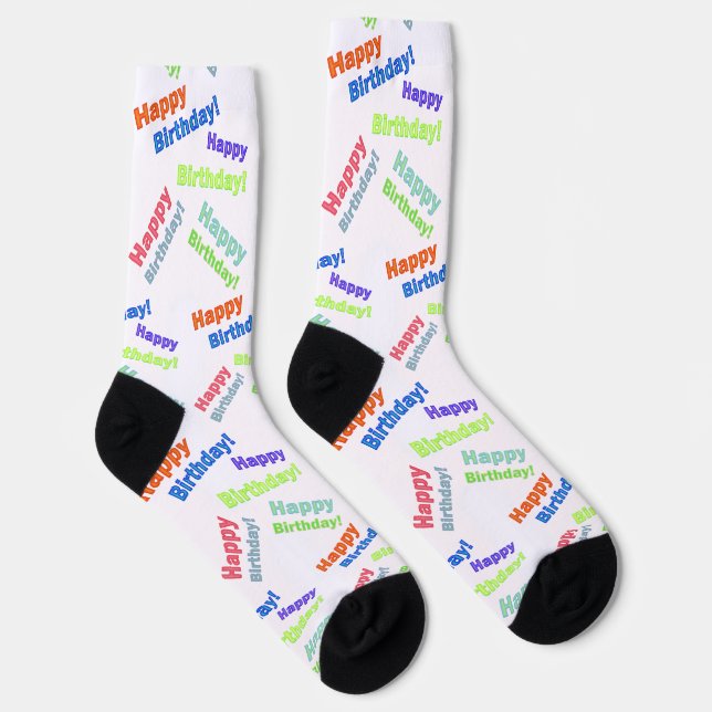 Chaussette Joyeux Anniversaire (Droite)