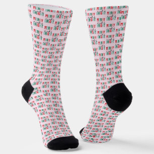 Chaussette Joyeux et Lumineux Noël