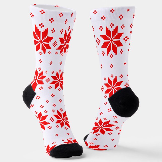 Chaussette Joyeux motif de Noël 5 (Angulaire)