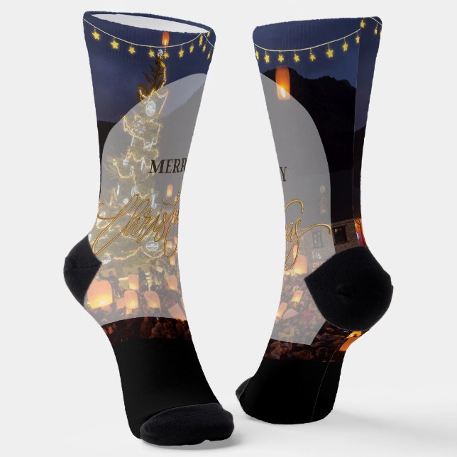 Chaussette Joyeux Noël (Angulaire)
