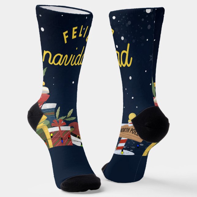 Chaussette Joyeux Noël (Angulaire)
