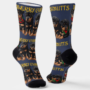 Chaussette Joyeux Noël Chrismutts Fête de Noël Chiots Festif