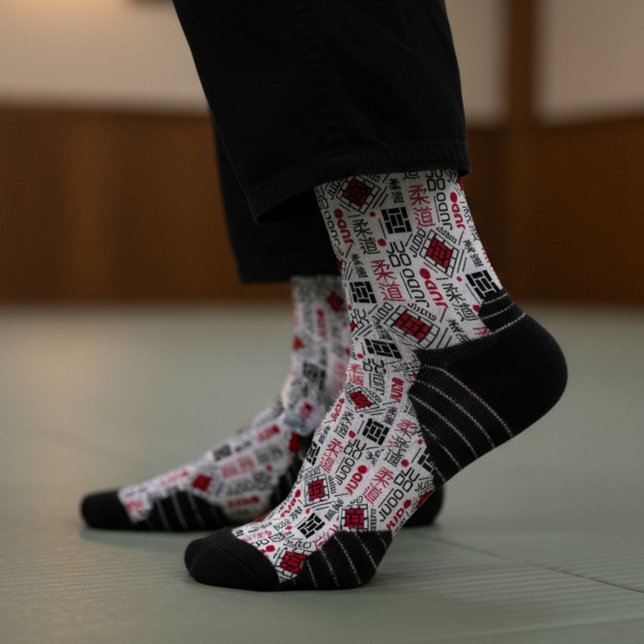 Chaussette Judo - motif géométrique moderne et épuré (Créateur téléchargé)