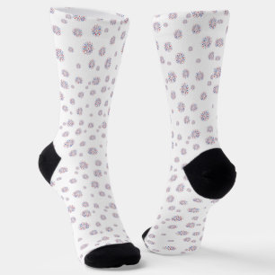 Chaussette Juste Ici Pour Le Feu D'Artifice Drôle Pour Deux