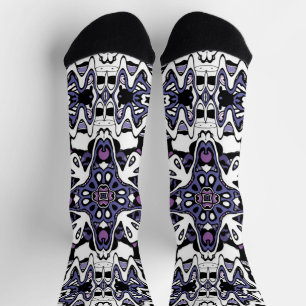 Chaussette Kaliedoscope marocain géométrique de style ornemen
