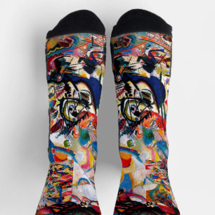 Chaussette Kandinsky Composition VII Peinture Abstraite