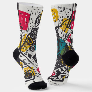 Chaussette Kandinsky Small Worlds V Classic Abstrait